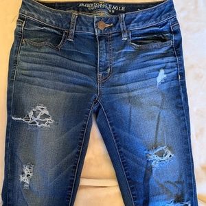 American Eagle ripped jeans